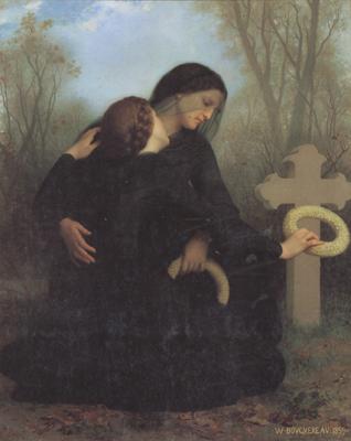 Adolphe William Bouguereau Le jour des morts (mk26)